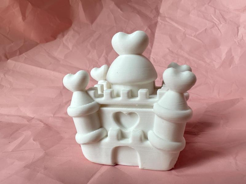 Heart Castle Toy Ornament