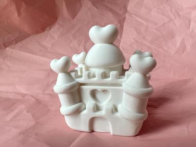 Heart Castle Toy Ornament