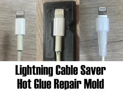 Lightning Cable Saver – Hot Glue Repair Mold