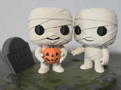 Halloween 2025 * Cute Little Mummys * Funko Style