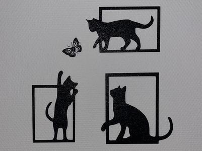 Tryptich Cat
