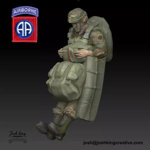 82nd Airborne US Army Paratrooper