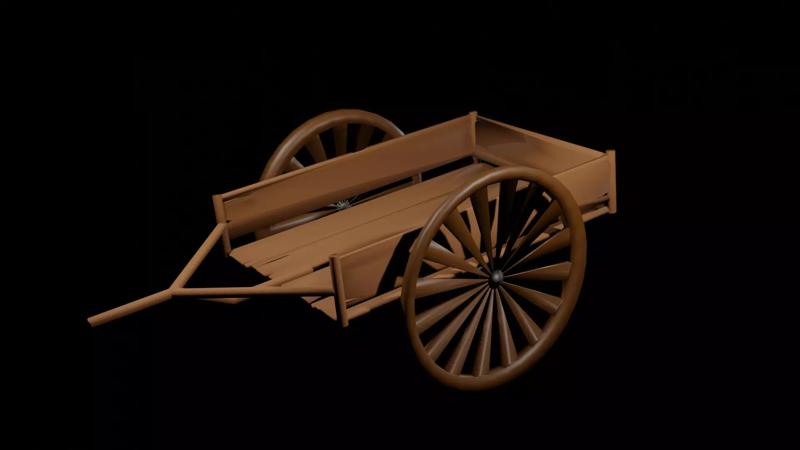 wooden car