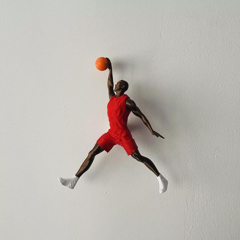 3D Michael Jordan Wall Mount and Desk Figurine