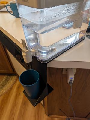 Water bottle, cup holder for Water Dispenser