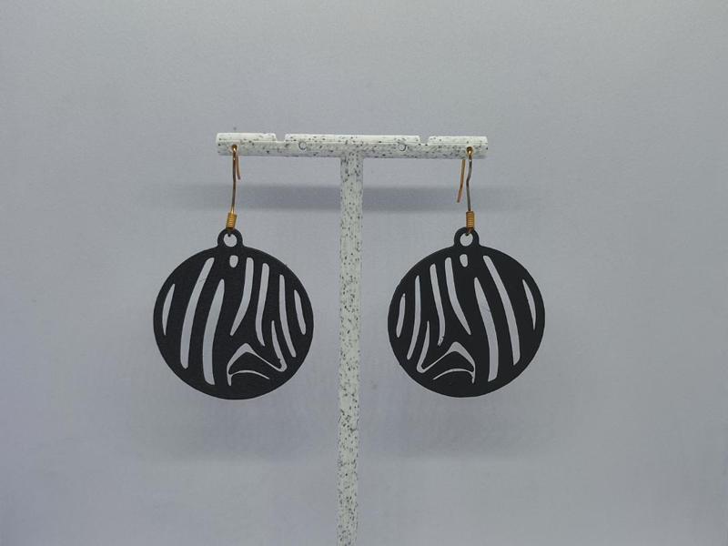 Wild Zebra Earrings