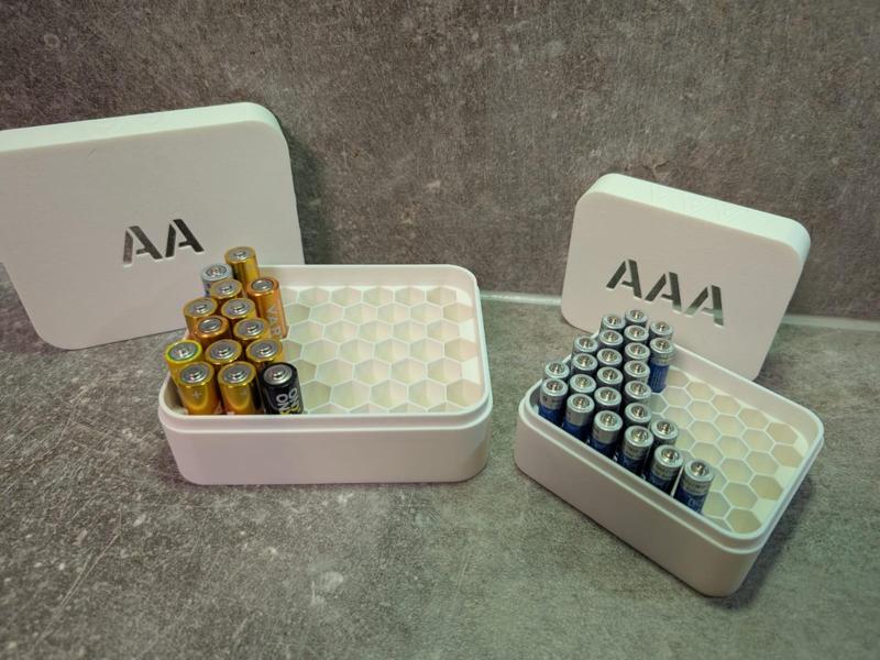 Organizer for Batteries AA & AAA Boxes 27x 52x