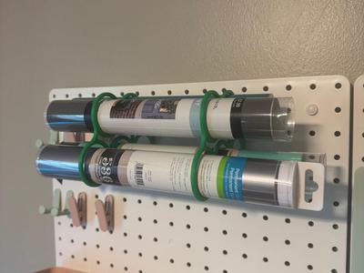 Cricut Vinyl Pegboard Holder