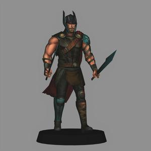 Thor Gladiator - Thor Ragnarok LOW POLYGONS AND NEW EDITION