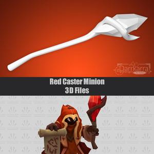 Red Ranged Mage Caster Minion League of Legends STL files
