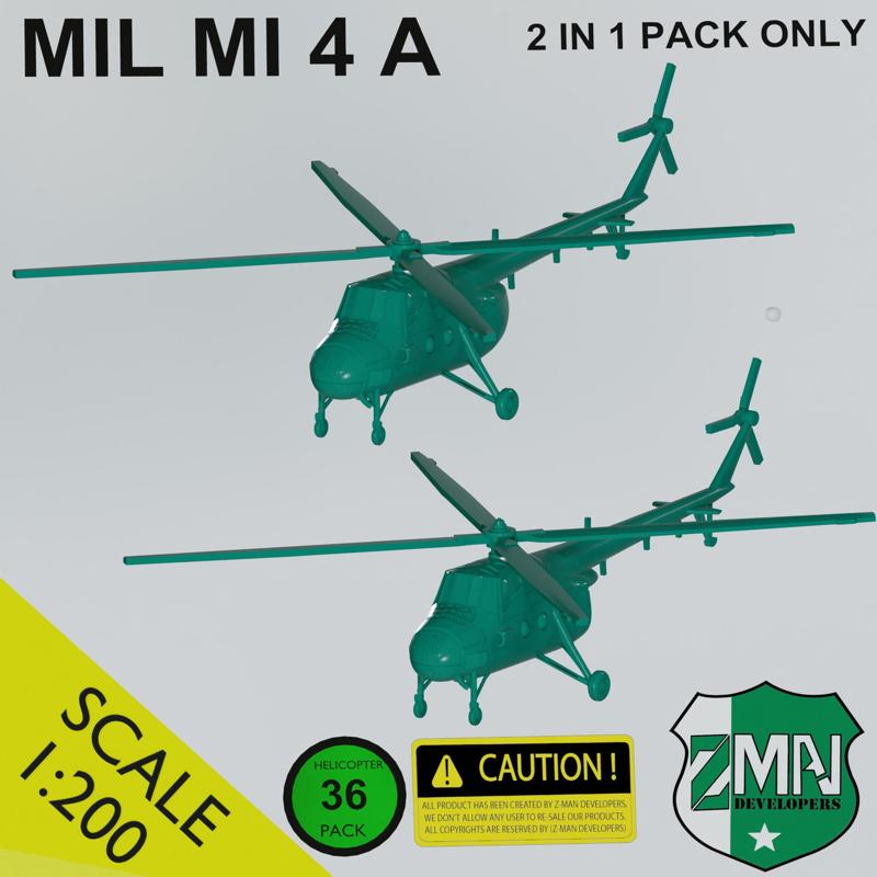MIL MI 4 (2 IN 1)  HELICOPTER  (A)