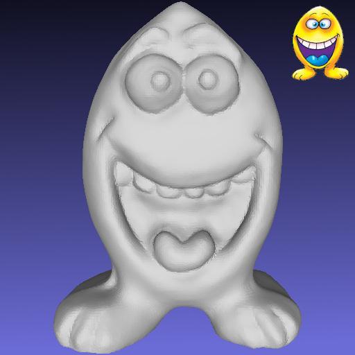 Mutant Eggy- Gogo's Crazy Bones 3D scan/sculpt