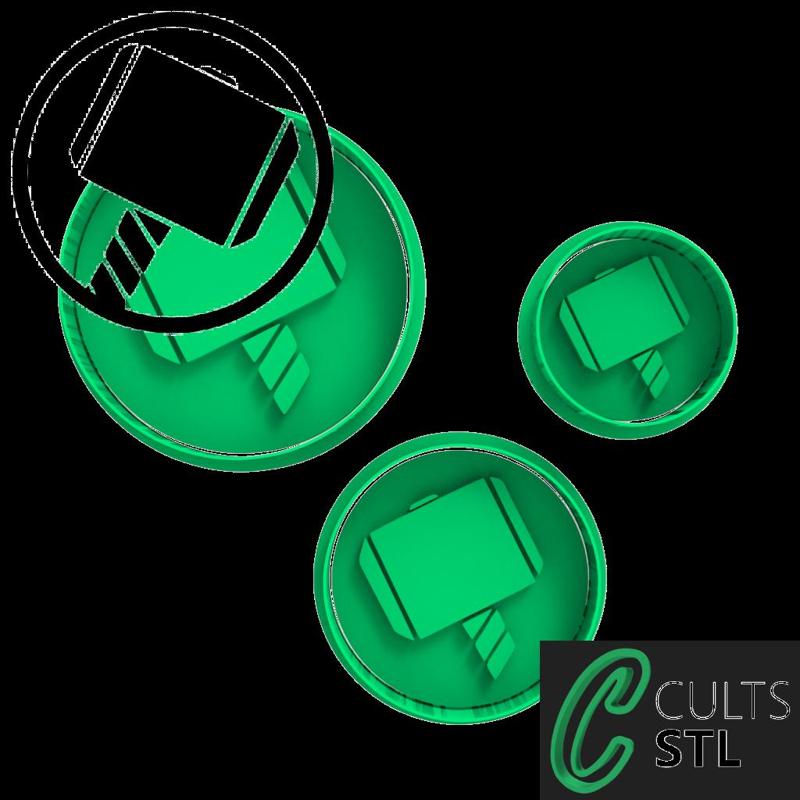 KIT CORTADORES THOR - 5, 7 e 9cm