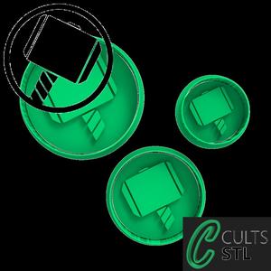 KIT CORTADORES THOR - 5, 7 e 9cm