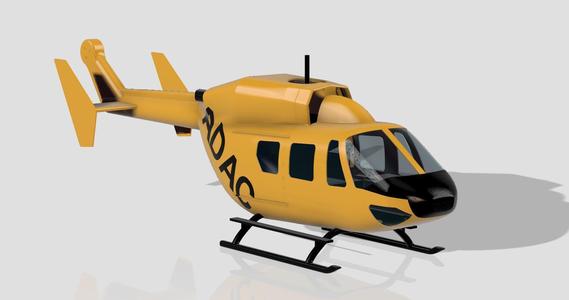 BK 117 Kawasaki for Flywing Bell 206 and FW450 electronics