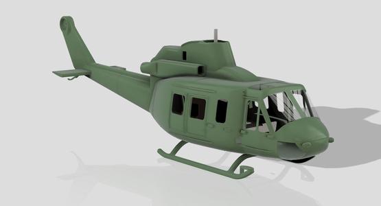 UH1-Y WITH DOORS RC HELICOPTER FOR FLYWING ELECTRONICS