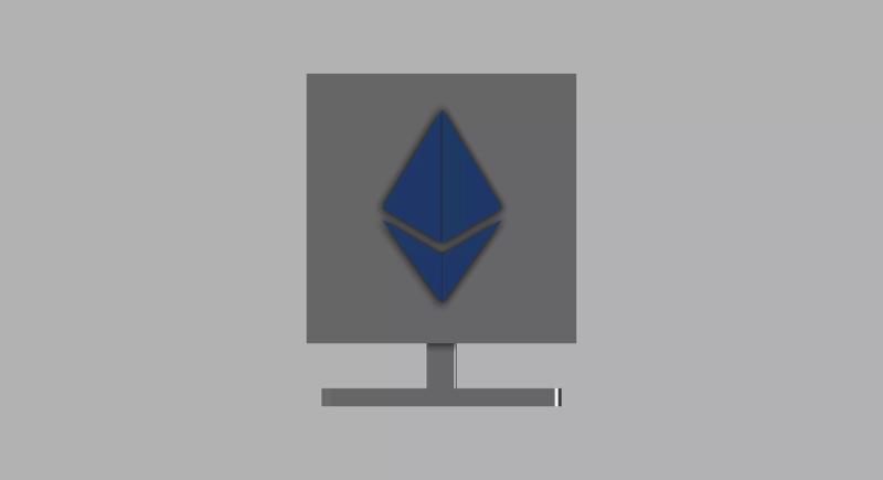 Ethereum Logo Stand