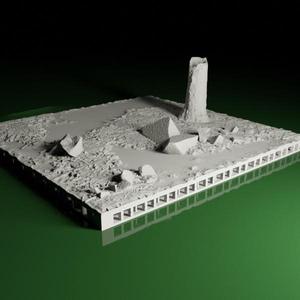 SWAMPS OF MORDHELL - Swamp Baseplates x10 variants - Openlock 15x15cm