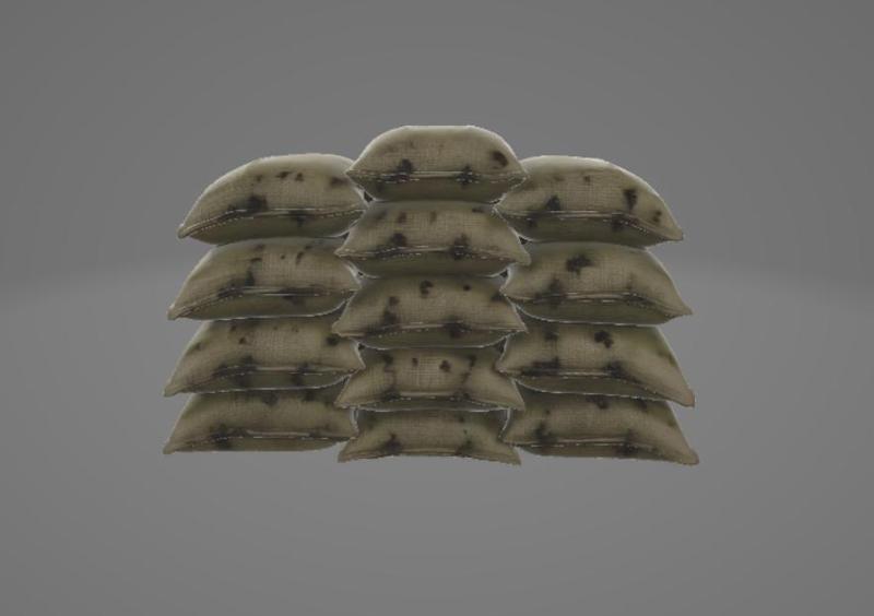 Tactical Sandbag Defense Wall