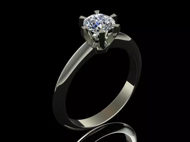 Tiffany Style Diamond Ring
