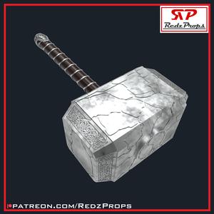 Reforged Mjolnir Cosplay Prop