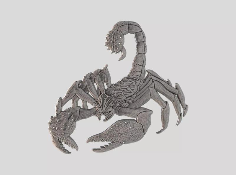 Scorpion for coins medals orders badges