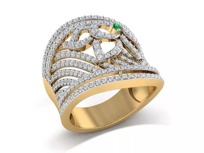 Women Ring  Render 3dm STL OBJ FBX Details