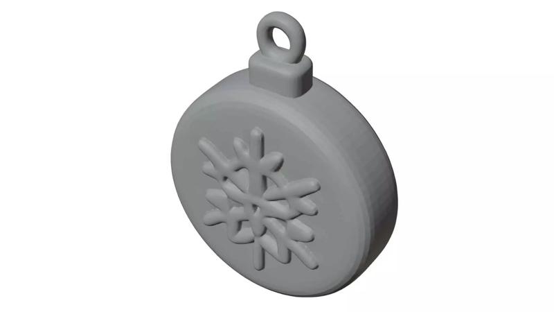Christmas Ornament 3D Print Ready