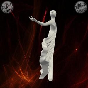 Elegant Black Marble Dancing Lady – SoliDRawinGs SG973