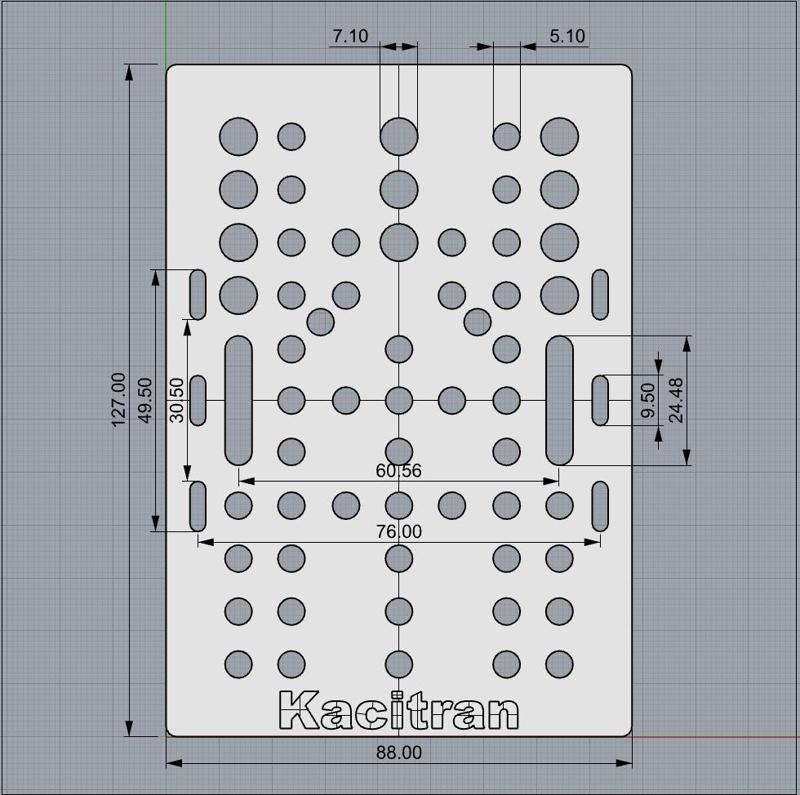 CNC and 3D Printer Bearing Plate