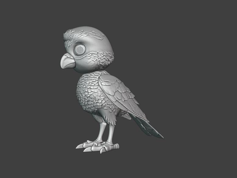 Observer Fledgling Sculpture K056 Gift Bust Figure Unique & Detailed 3D Print Model