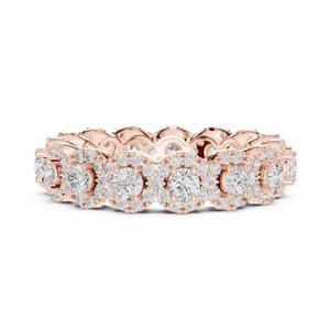 Halo Diamond Band Ring 3dm stl renders animation