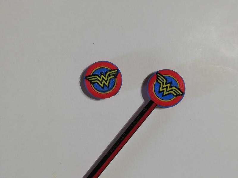 wonder woman pencil cap