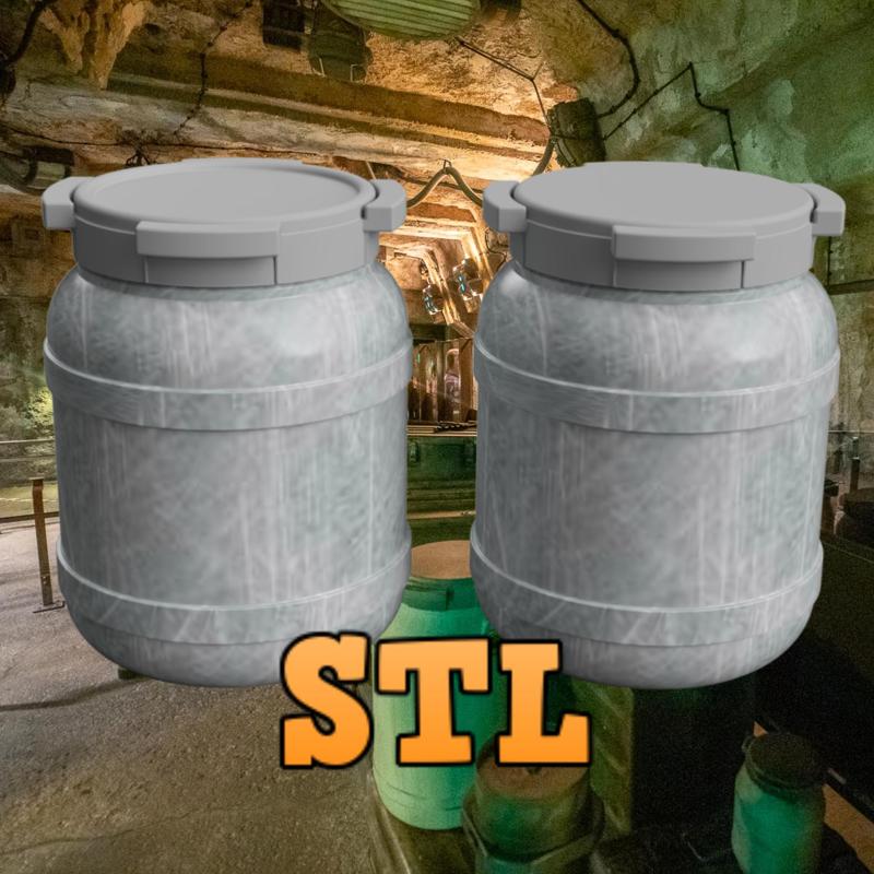 Galaxy's Edge Cargo Container 01 Prop STL Inspired by Star Wars