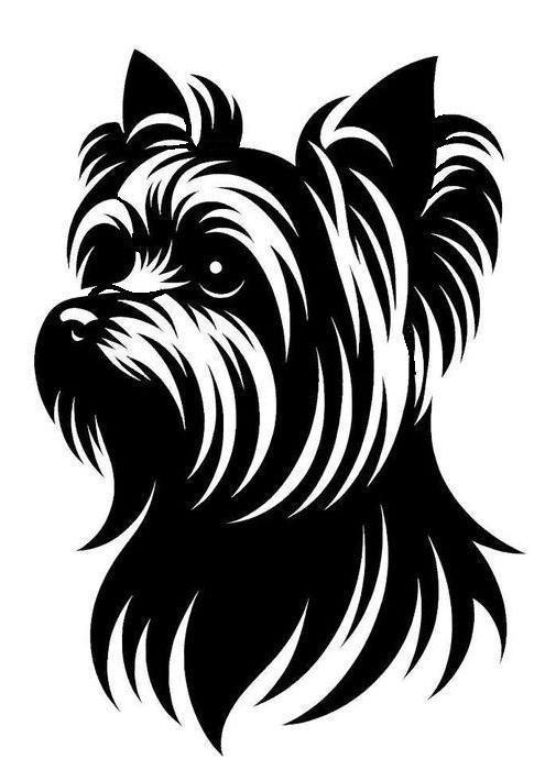 Wandtattoo Yorkshire Terrier