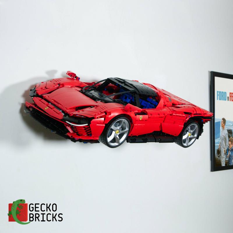 Gecko Bricks Wall mount for Technic Ferrari Daytona SP3 42143