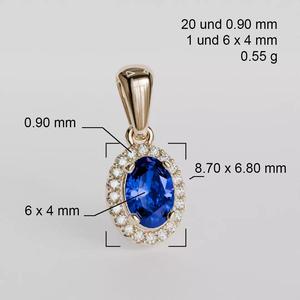 Oval pendant