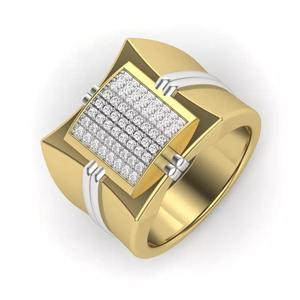 square men dimond wedding engagement ring 3dm render detail