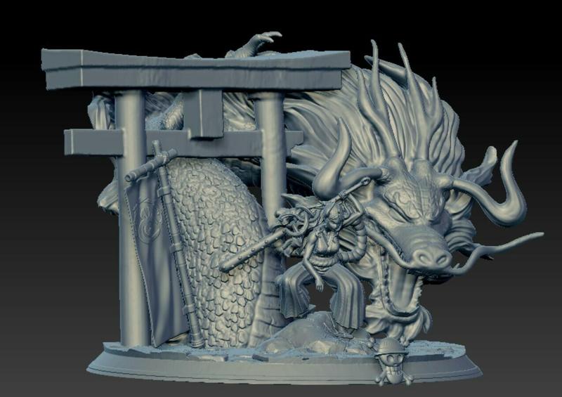 diorama one piece + Yamato