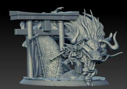 diorama one piece + Yamato