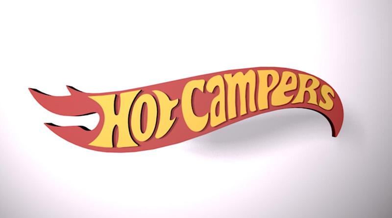 HOT CAMPERS HOT WHEELS WALL DECORATION