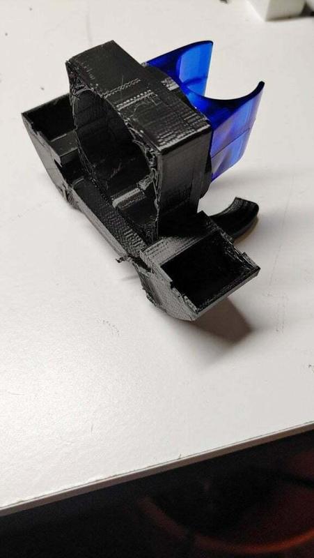 E3DV6 40mm Radial Dual 5015 Blower Fan Shroud