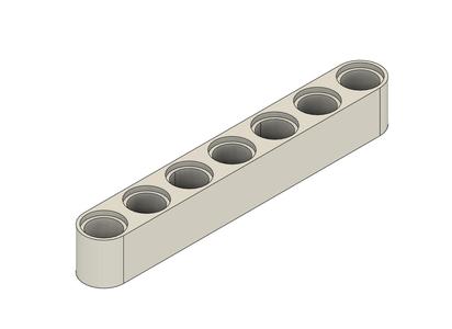 reinforced 7-hole technical construction set