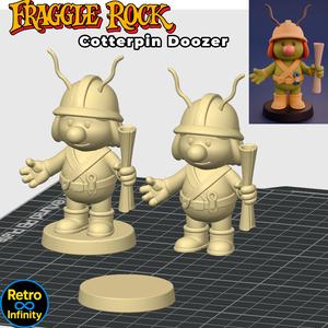 Cotterpin Doozer - Fraggle Rock 3D figure Retro Infinity style (90mm) : vinyl collectible
