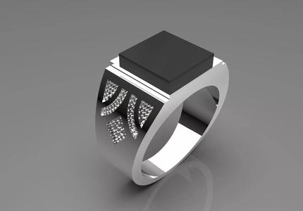 stone man ring mr0056