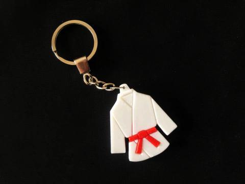 Martial Arts Uniform Key Ring