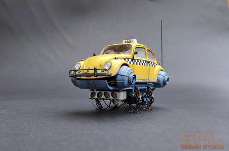 Sci-fi flying taxi