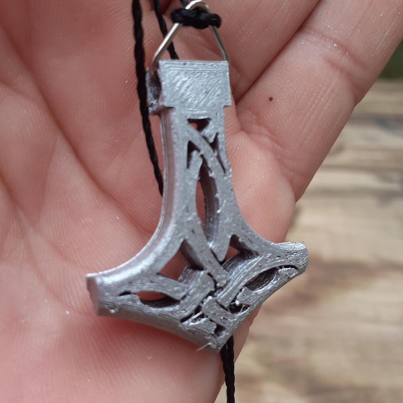 Mjolnir - Thor's Hammer  #1 - Necklace