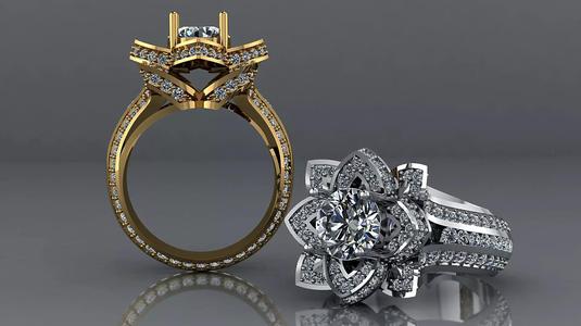 AM001  engagement ring