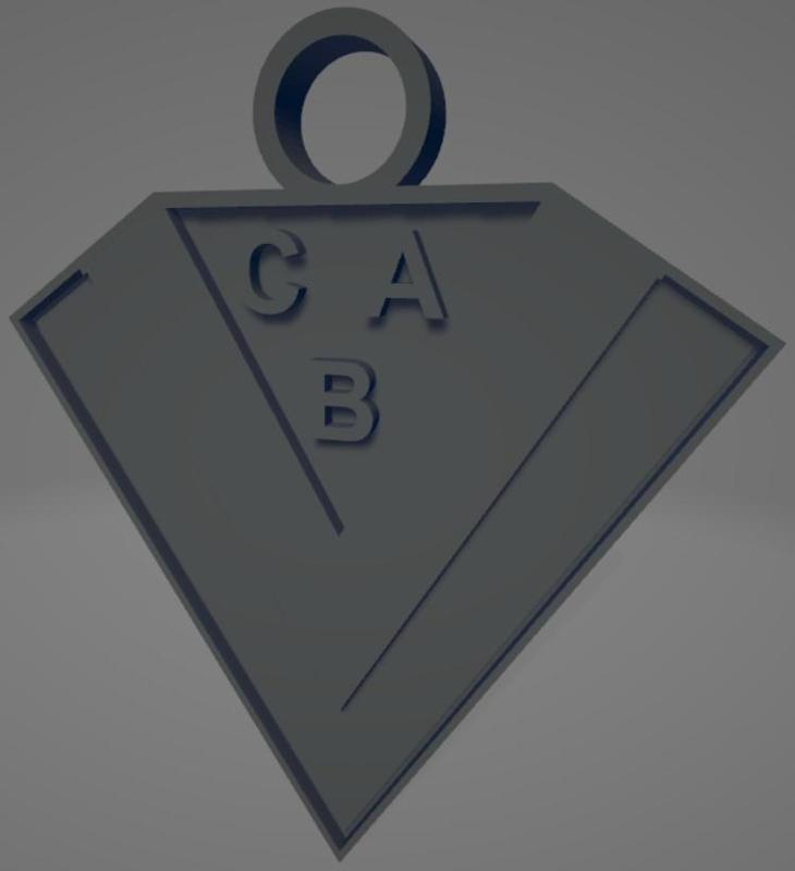 Llavero bicolor de Brown de Adrogué